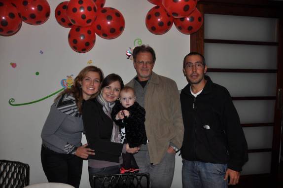 Celebrando a primeiro aniversário da Luiza, em Curitiba - PR